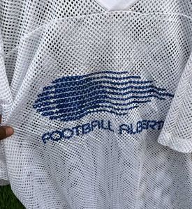 Vintage White Football Jersey