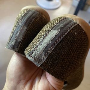 Tweed Lace-Up Flats