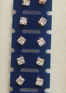Ad Studs Zirconic Nug 6 Pairs