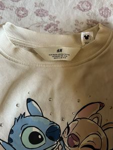 Cream Stitch &amp; Angel Sweatshirt