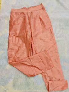 Elegant Peach Kurta Set with Dupatta