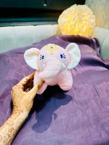 Cute Pink Elephant Plush Toy