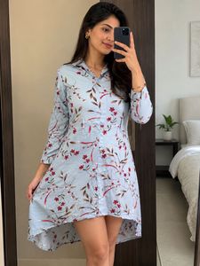 Blue Cotton Dress