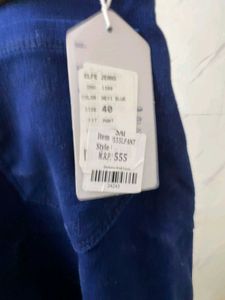Brand New Navy Blue Denim FOR Men