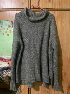Cozy Grey Turtleneck Sweater