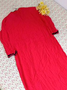❤️ Elegant Red Kurti ❤️