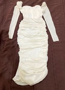 Elegant corset Ruched Sheath Dress