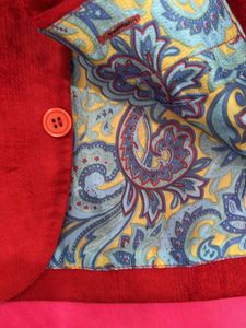 Red Festive Boys Waistcoat