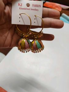 Vibrant Jhumka Earrings