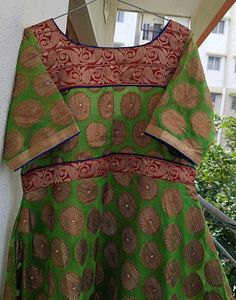 Parrot Colour Ethnic Gown