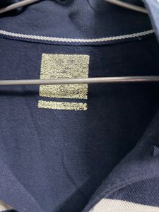 Rusty &amp; Navy Colorblock Polo T-Shirt