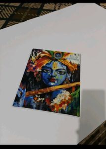 krishna acrylic painting on canvas