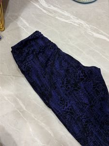 Stylish Blue Patterned Leggings