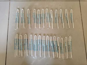 New Unused Pack of 26 U-Shaped Paper Straws