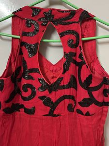 Pure Shiffon Red Suit