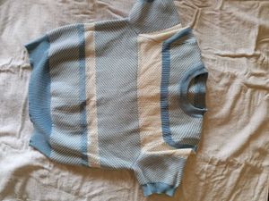 Striped Knit T-Shirt