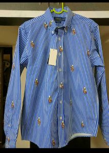 NEW RALPH LAUREN PRINTED LOGO SHIRT