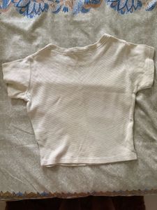 Mint green Zara crop top