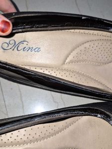 Women's Brown Ballerina Flats (little heel)