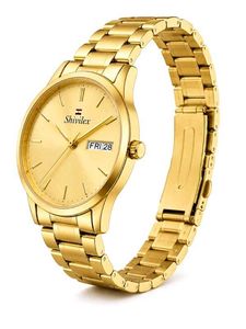 premium gold-tone men’s wristwatch