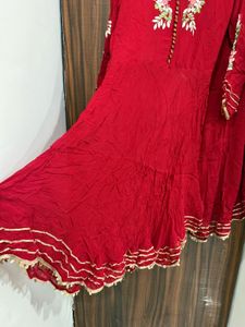 elegant deep red boutique dress