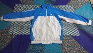 Adidas Sport Jacket Blue White 2 time used
