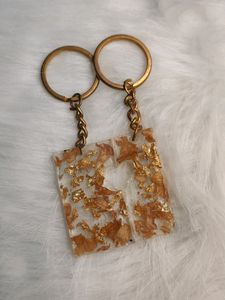 Couple Keychain Real Rose😍