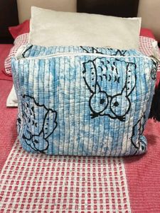 Cute Owl Print Cosmetic Pouch