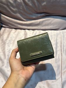 Forever 21 Olive Green Tri-Fold Wallet