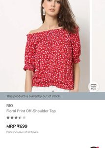 Chic Off-Shoulder Floral Top
