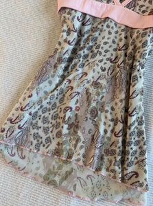 Sheer Paisley Print Camisole Top
