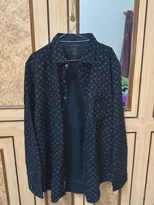 Men's Printed Button-Up Shirt