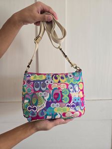 Coach Poppy Pop C Signature Graffiti Crossbody bag