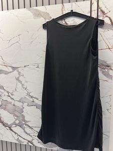 Chic Black Sleeveless Dress, Bust- 36/38