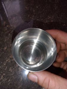 Vintage Metal Shot Glass