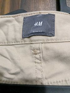 H&amp;M Slim Fit Khaki Pants