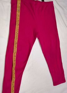 Vibrant Pink Cropped Leggings high quality smooth