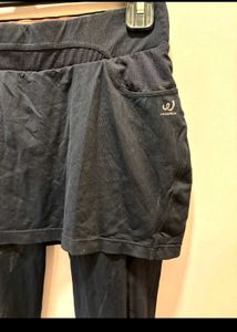 Black Skirted Leggings