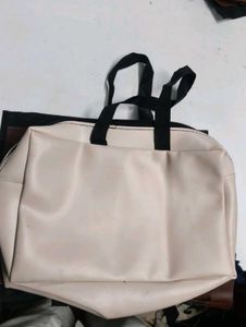 Cream Colored Tote Bag