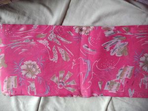 Vibrant Pink Floral Saree