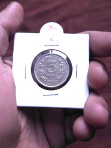 💥2 pcs RARE 2004 Hyderabad Five Rupee Coin💥