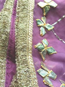 gota Patti saree with blouse 44 inch