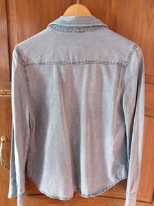 H&amp;M Light Wash Denim Shirt