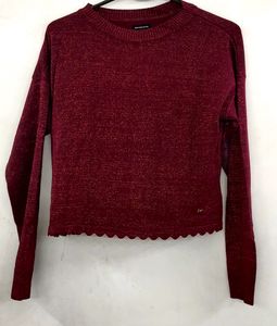FOR CHRISTMAS  PARK AVENUE RED SHIMMERY TOP