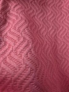 Coral Puff Sleeve Textured T-Shirt
