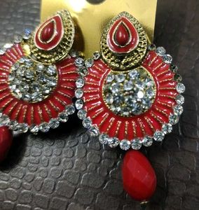 Red Beautiful Earring