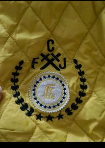 Yellow Quilted Jacket