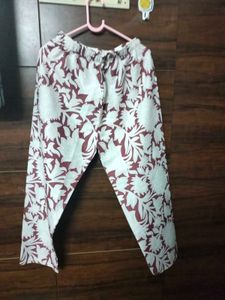 Embroidered Palazzo Pants