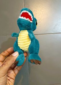 Cute Teal Dinosaur Plush Toy