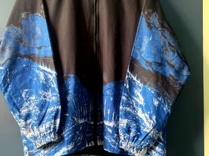 Mountain Print Wind cheater Jacket